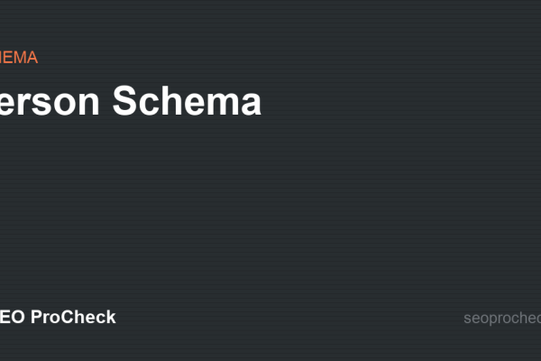 Person Schema