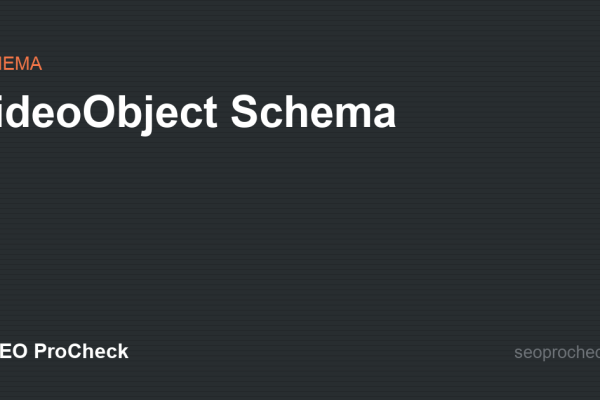 VideoObject Schema