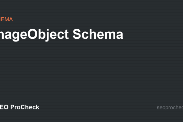 ImageObject Schema