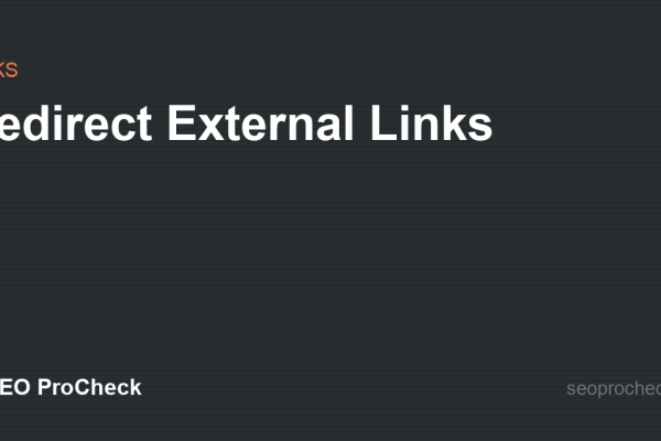 Redirect External Links