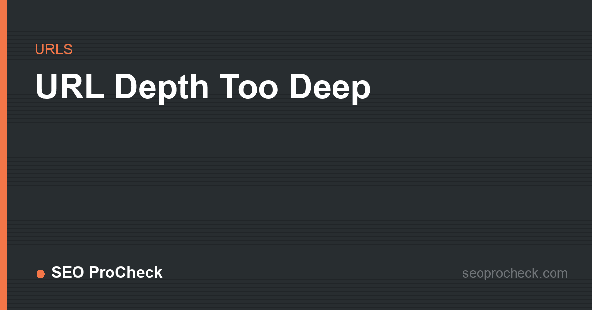 Url depth too deep