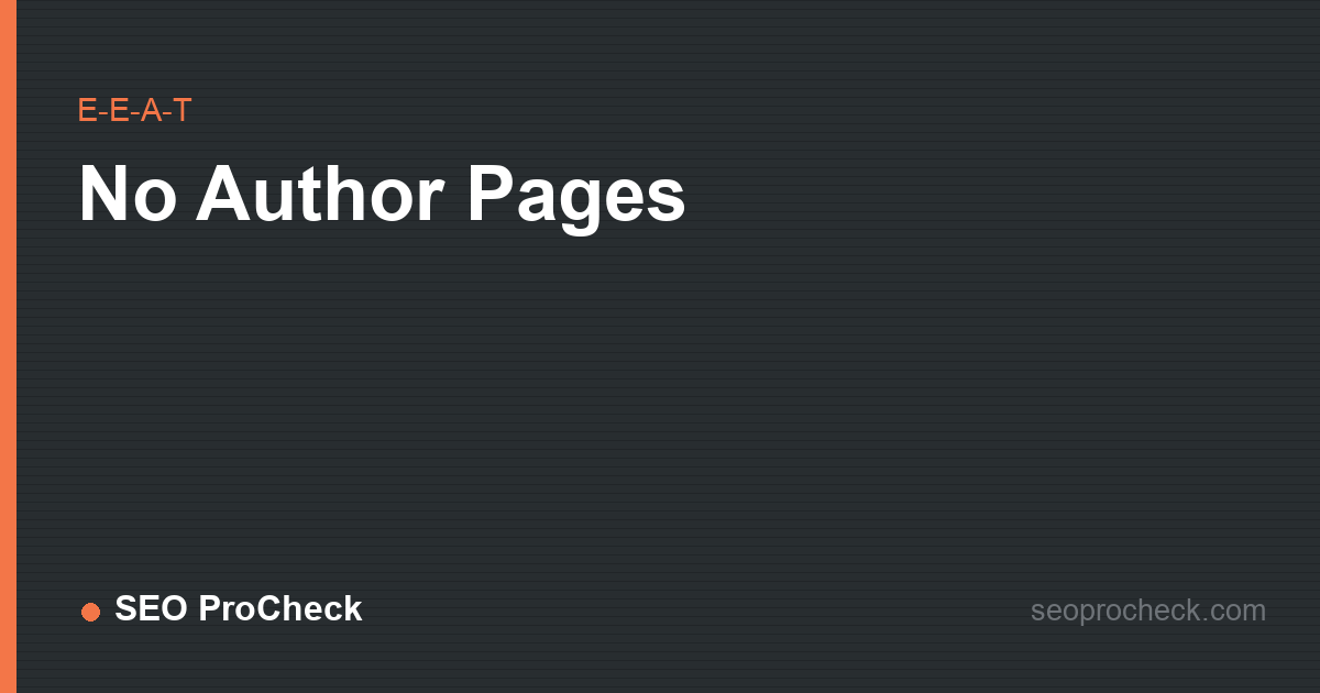 No author pages