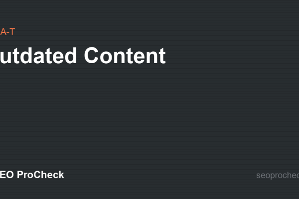 Outdated Content