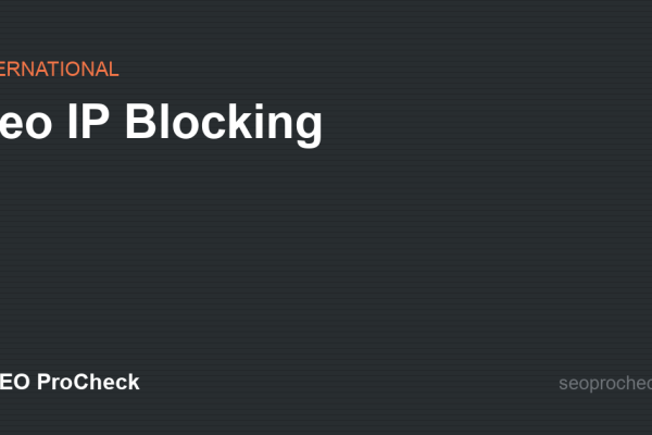 Geo IP Blocking