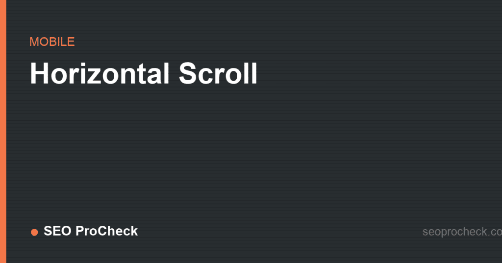 Horizontal scroll on mobile: how to find and fix it 2 Horizontal scroll on mobile: how to find and fix it