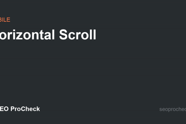 Horizontal Scroll
