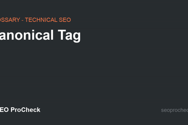 Canonical Tag