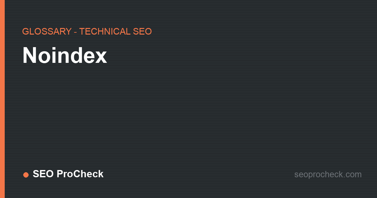 Noindex