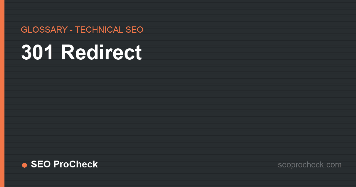 301 redirect