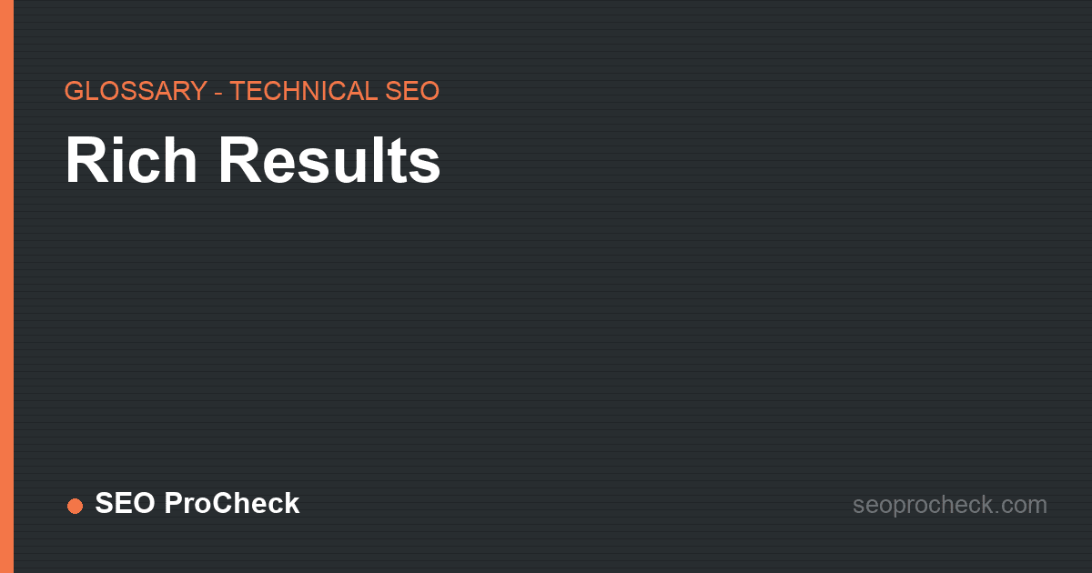 Rich results