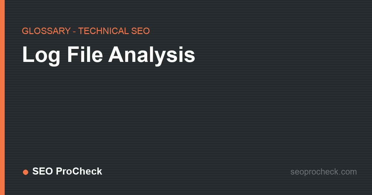 Log file analysis