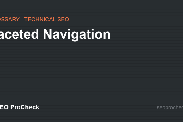 Faceted Navigation