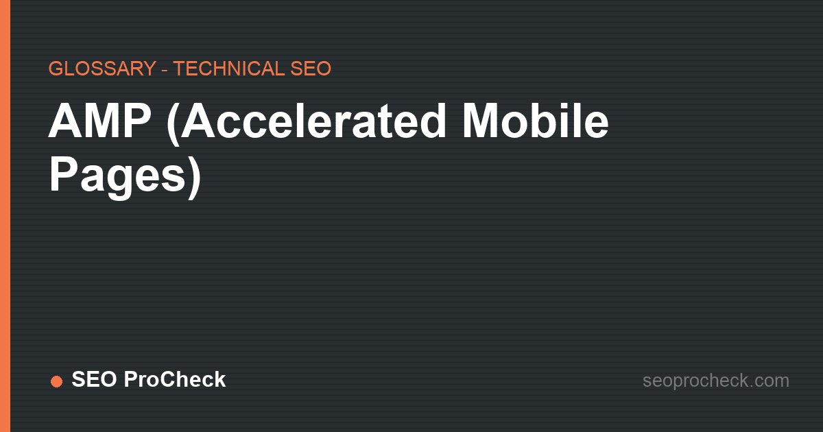 Amp (accelerated mobile pages)