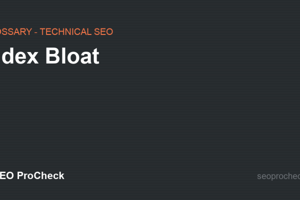 Index Bloat