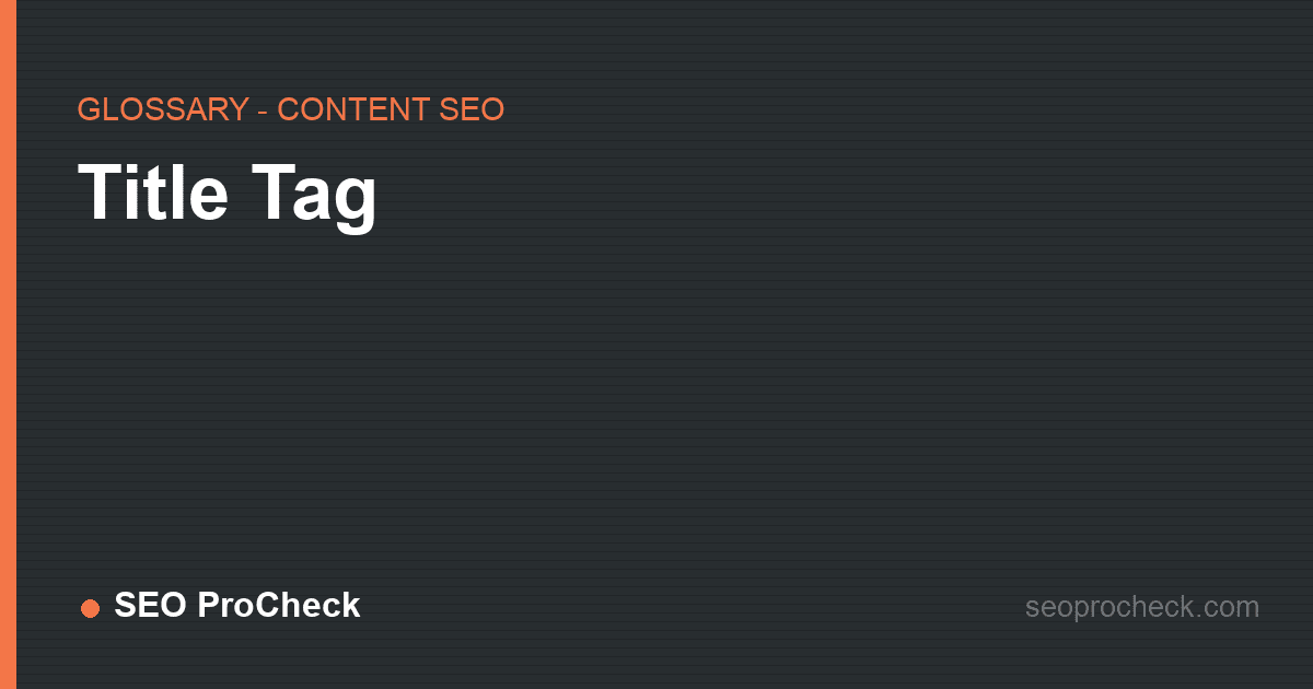Title tag