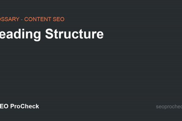 Heading Structure