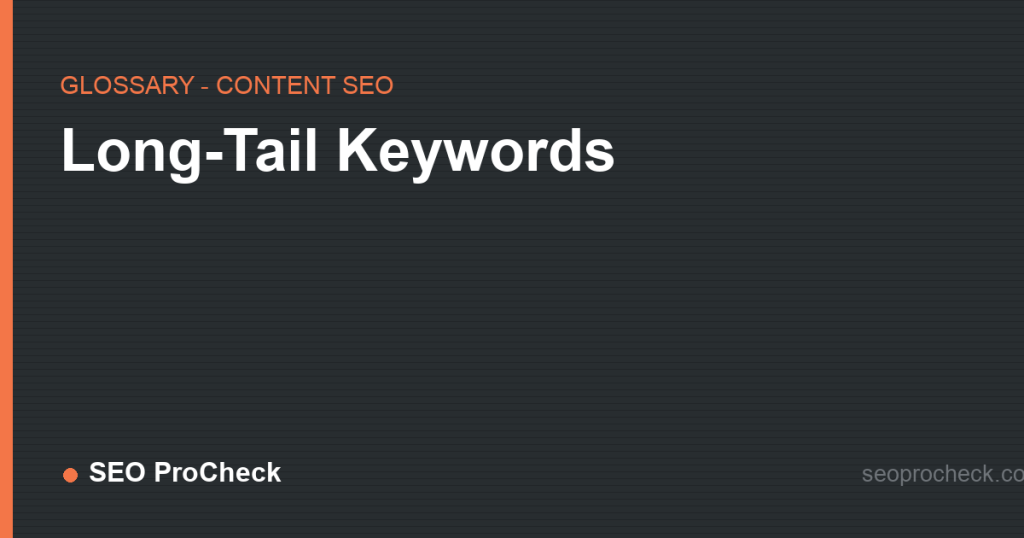 Long-tail keywords 2 Long-tail keywords