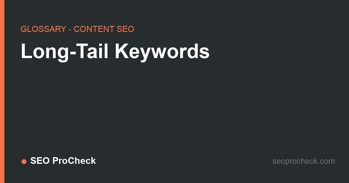 Long-tail keywords