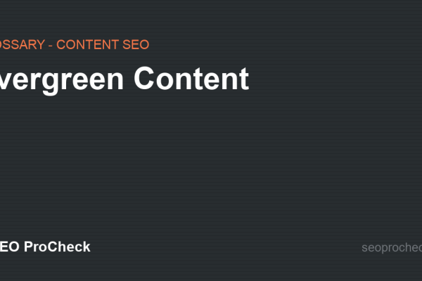 Evergreen Content