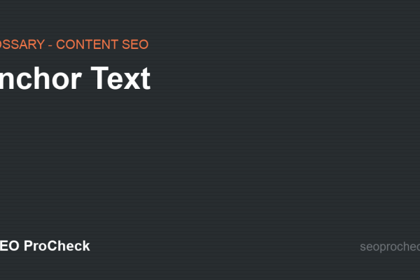 Anchor Text