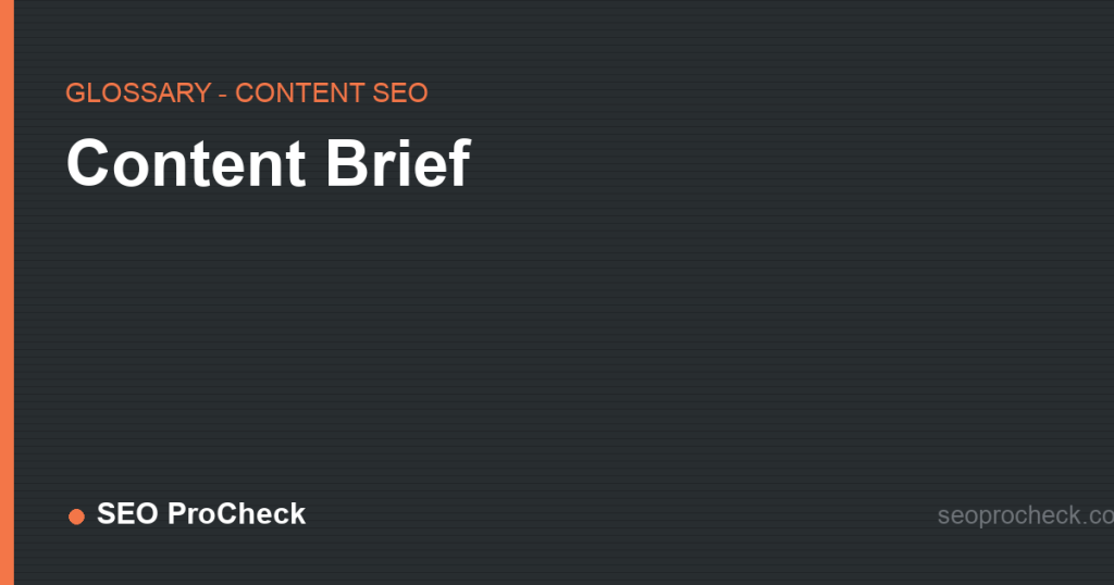 Content brief 2 Content brief