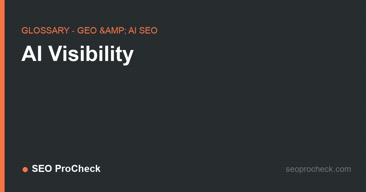 Ai visibility