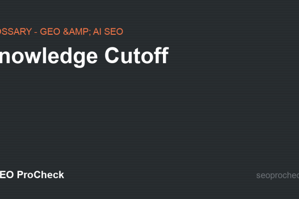 Knowledge Cutoff