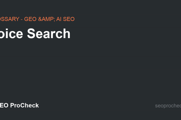 Voice Search