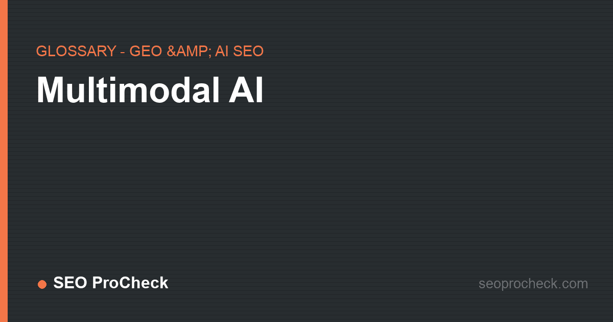 Multimodal ai