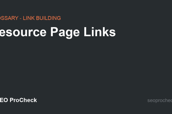 Resource Page Links