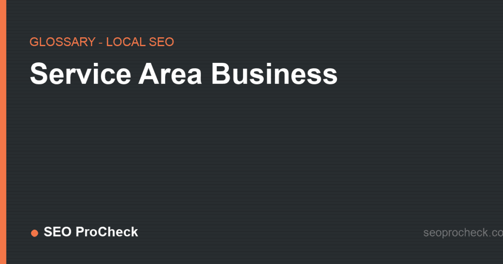 Service area business 2 Service area business