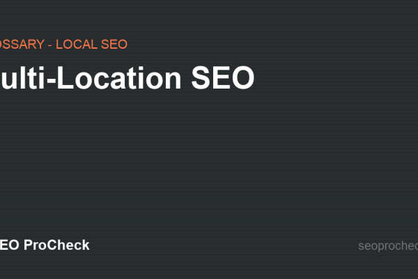 Multi-Location SEO