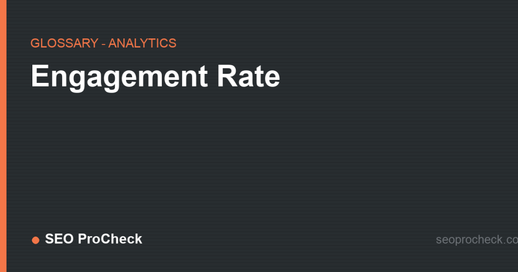 Engagement rate 2 Engagement rate