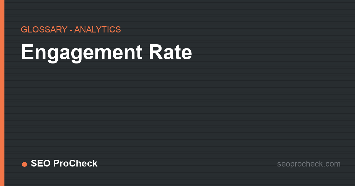 Engagement rate