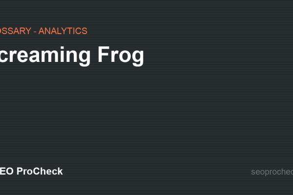 Screaming Frog