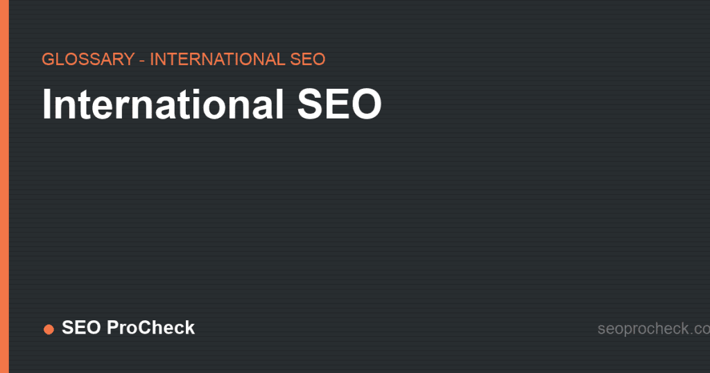International seo 2 International seo