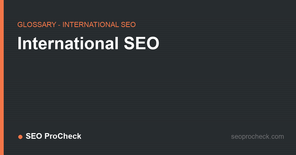 International seo
