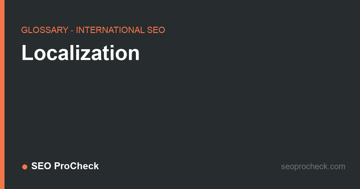 Localization