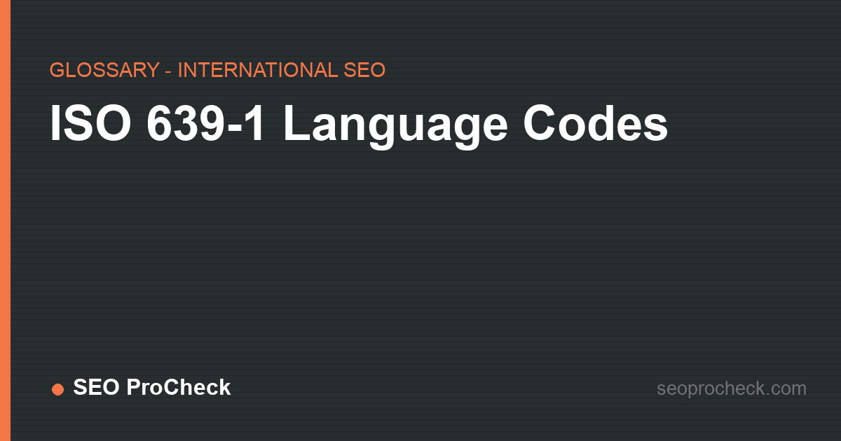 Iso 639-1 language codes