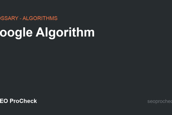 Google Algorithm