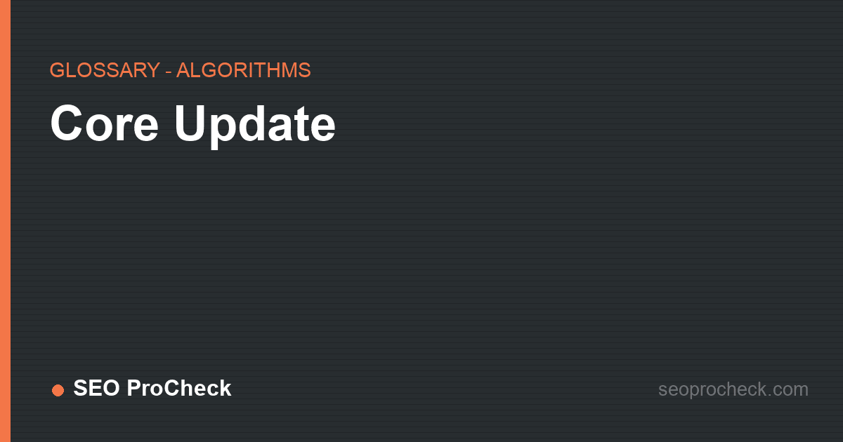 Core update