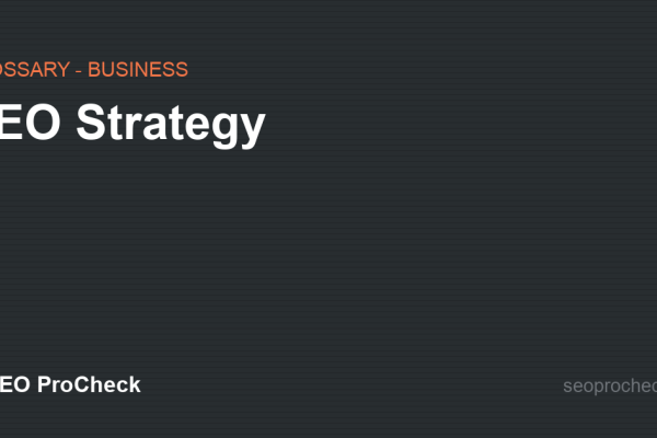 SEO Strategy