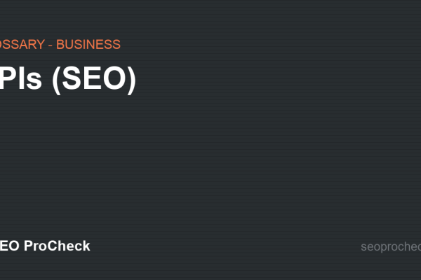 KPIs (SEO)