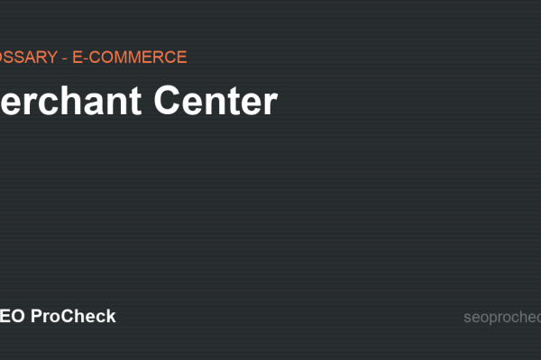 Merchant Center