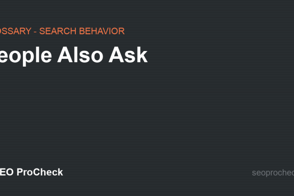 People Also Ask
