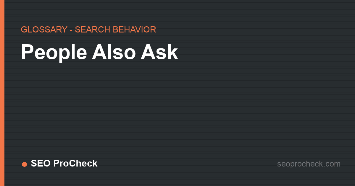 People also ask