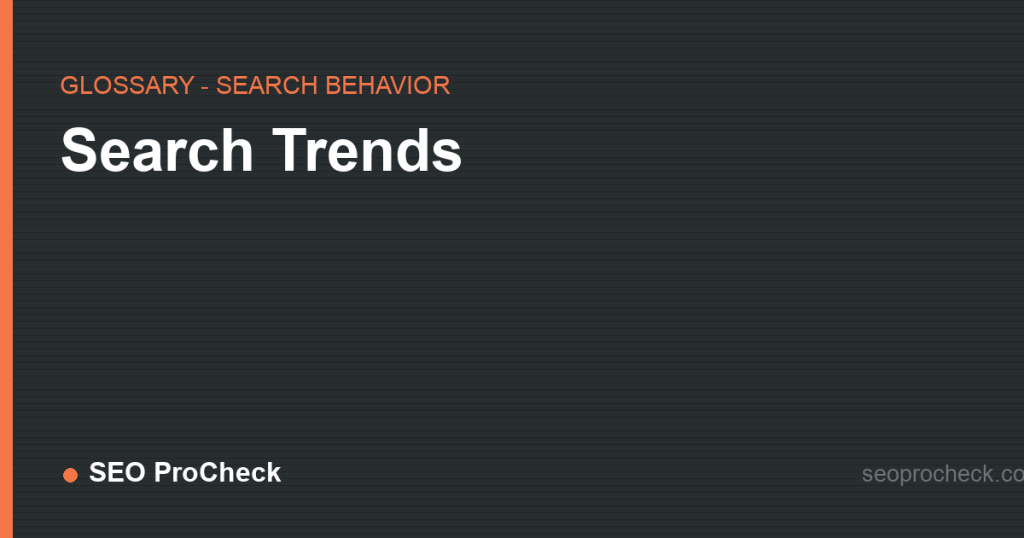 Search trends 2 Search trends