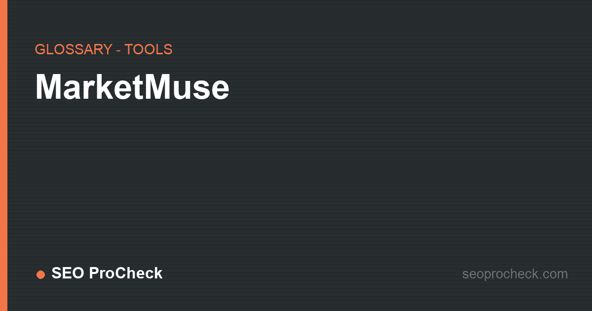 Marketmuse