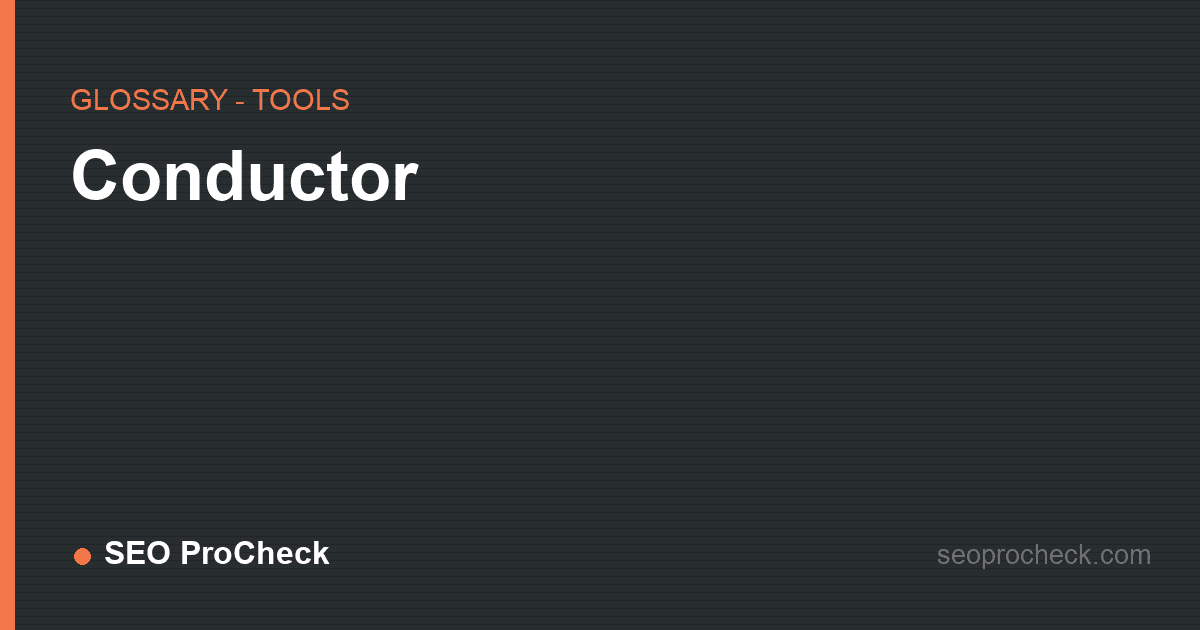 Conductor