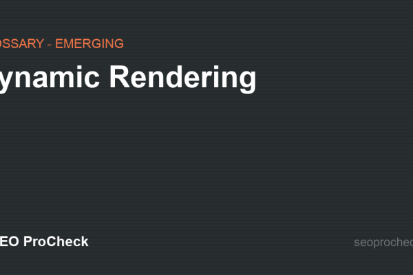 Dynamic Rendering